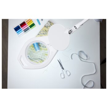 LIVARNO home LED-Lampe, mit Lupe - B-Ware neuwertig