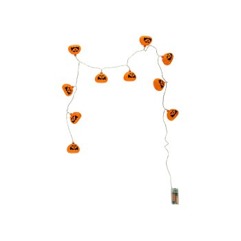 LIVARNO home Halloween-Lichterkette, mit 6-Stunden-Timer (Kürbis) - B-Ware sehr gut