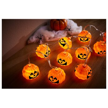 LIVARNO home Halloween-Lichterkette, mit 6-Stunden-Timer (Kürbis) - B-Ware sehr gut