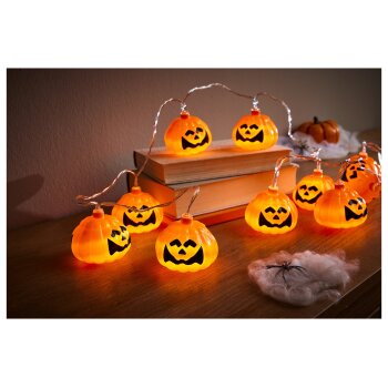LIVARNO home Halloween-Lichterkette, mit 6-Stunden-Timer (Kürbis) - B-Ware sehr gut