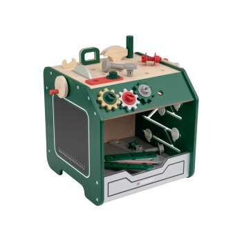 Playtive Motorikwürfel Küche / Motorikwürfel Werkbank, 12-teilig / 24-teilig - B-Ware