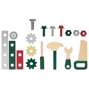 Playtive Motorikwürfel Küche / Motorikwürfel Werkbank, 12-teilig / 24-teilig - B-Ware