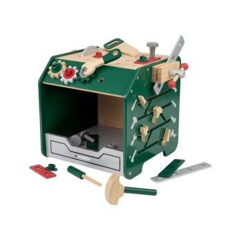 Playtive Motorikwürfel Küche / Motorikwürfel Werkbank, 12-teilig / 24-teilig - B-Ware