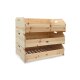 HABAU Holz Stapelkiste »Maxi«, im 3er Set, je Vorratskiste 59 x 38 x 18 cm - B-Ware sehr gut