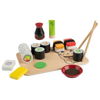 Playtive Spielzeug-Lebensmittel, aus Echtholz und hochwertigem Kunststoff (Sushi-Set) - B-Ware neuwertig