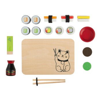 Playtive Spielzeug-Lebensmittel, aus Echtholz und hochwertigem Kunststoff (Sushi-Set) - B-Ware neuwertig