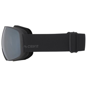 CRIVIT Kinder Ski- und Snowboardbrille (Rahmenlos, schwarz) - B-Ware sehr gut