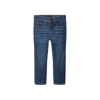 lupilu® Kleinkinder Jeans, 2 Stück, Slim Fit (schwarz/blau, 98) - B-Ware neuwertig