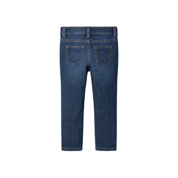 lupilu® Kleinkinder Jeans, 2 Stück, Slim Fit (schwarz/blau, 98) - B-Ware neuwertig