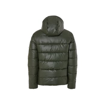 LIVERGY® Herren Steppjacke, Kapuze mit Kordelzug (khaki, L(52/54)) - B-Ware neuwertig