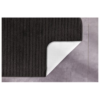 LIVARNO home Badematte, aus pflegeleichtem Material, 50 x 80 cm (Grau) - B-Ware sehr gut