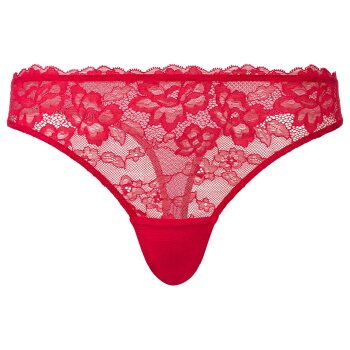 esmara® Damen Negligé-Set, 2-teilig, mit Spitze (rot, S(36/38)) - B-Ware neuwertig