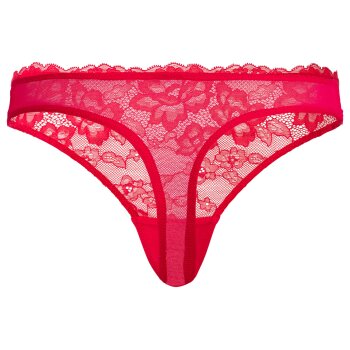 esmara® Damen Negligé-Set, 2-teilig, mit Spitze (rot, S(36/38)) - B-Ware neuwertig