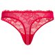 esmara® Damen Negligé-Set, 2-teilig, mit Spitze (rot, S(36/38)) - B-Ware neuwertig
