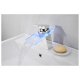 LIVARNO home LED-Waschtischarmatur, mit Wasserfall-Auslauf - B-Ware Transportschaden Kosmetisch