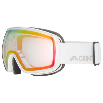 CRIVIT Ski- und Snowboardbrille Photochromic (weiß)...