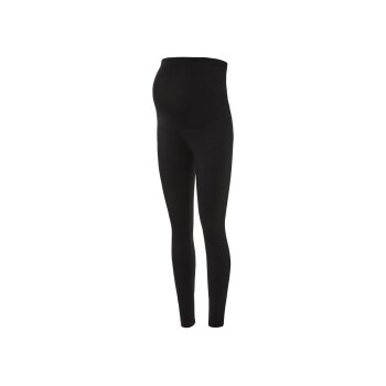 esmara® Damen Umstands-Leggings, mit Bio-Baumwolle (schwarz, XS(32/34)) - B-Ware neuwertig