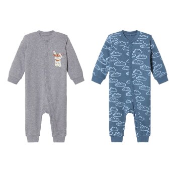 lupilu® Baby Schlafoverall aus reiner Bio-Baumwolle -...