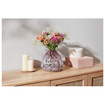 LIVARNO home Glasvase, mundgeblasen - B-Ware