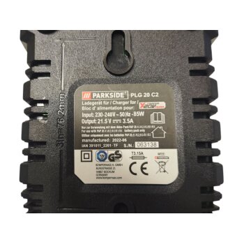 PARKSIDE PERFORMANCE® Ladegerät 3,5 A für 20 V Akku-Schlagbohrschrauber »PSBSAP 20-Li C3« - B-Ware neuwertig