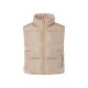 esmara® Damen Steppweste mit wärmender Wattierung (beige, M(40/42)) - B-Ware neuwertig