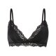 esmara® Damen Bralette mit Spitze (schwarz, S(36/38)) - B-Ware neuwertig