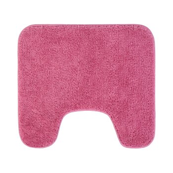 LIVARNO home Badezimmergarnitur-Set, 2-teilig (Teppich/ mit WC-Ausschnitt, pink) - B-Ware neuwertig
