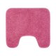 LIVARNO home Badezimmergarnitur-Set, 2-teilig (Teppich/ mit WC-Ausschnitt, pink) - B-Ware neuwertig
