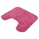 LIVARNO home Badezimmergarnitur-Set, 2-teilig (Teppich/ mit WC-Ausschnitt, pink) - B-Ware neuwertig