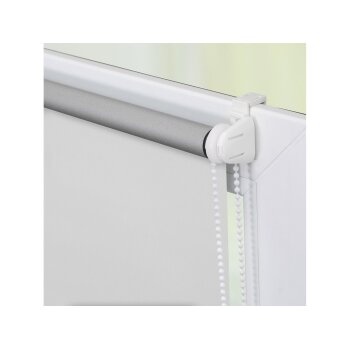 Lichtblick Thermo-Rollo Klemmfix, ohne Bohren, ab 45 x 150 cm (Weiß, 95x150 cm) - B-Ware neuwertig