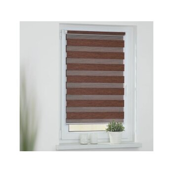 LICHTBLICK Duo Rollo Klemmfix, ohne Bohren, meliert, ab 45 x 150 cm - B-Ware