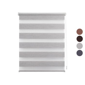 Lichtblick Duo Rollo Klemmfix, ohne Bohren, meliert - B-Ware