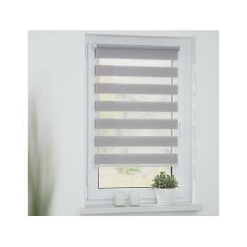 Lichtblick Duo Rollo Klemmfix, ohne Bohren, meliert - B-Ware