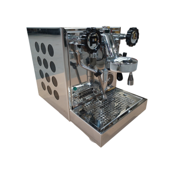 Rocket Appartamento Espressomaschine, Edelstahl/ Schwarz - B-Ware Transportschaden