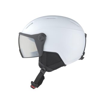 CRIVIT Kinder Skihelm mit selbsttönendem Visier (Weiß) - B-Ware sehr gut