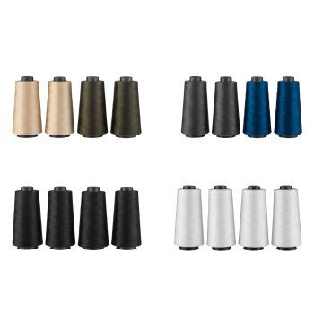 crelando® Overlock-Nähgarne, 4 Stück - B-Ware