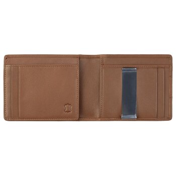 LIVERGY® Herren Magic Wallet \ Leder-Geldbörse aus Leder - B-Ware
