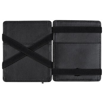 LIVERGY® Herren Magic Wallet \ Leder-Geldbörse aus Leder - B-Ware