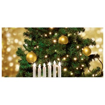 LIVARNO home LED-Lichterkette, Kerzenoptik (beige) - B-Ware sehr gut