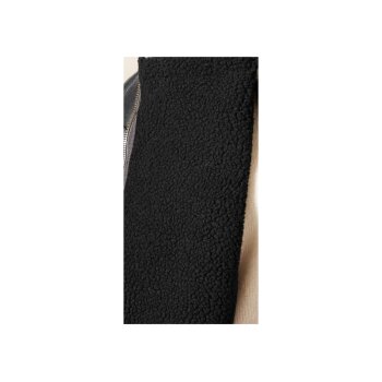 esmara® Damen Bikerjacke, gefüttert mit warmem Lammfellimitat (schwarz, S(36/38)) - B-Ware neuwertig