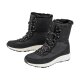 esmara® Damen Schnürstiefel, profilierte Laufsohle (schwarz, 37) - B-Ware sehr gut