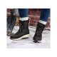 esmara® Damen Schnürstiefel, profilierte Laufsohle (schwarz, 37) - B-Ware sehr gut