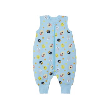 Baby Schlafoverall mit Bio-Baumwolle (hellblau, 74/80) -...