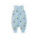 Baby Schlafoverall mit Bio-Baumwolle (hellblau, 74/80) - B-Ware neuwertig