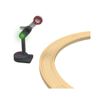 PLAYTIVE Eisenbahn-Set City-Express \ Dinoland, für viele kreative Aufbauvarianten (City-Express Bahn) - B-Ware sehr gut