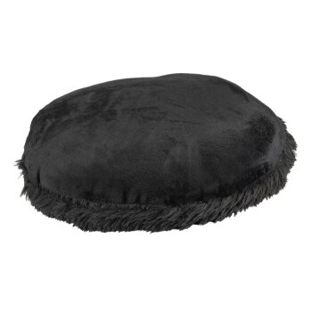 zoofari® Hunde- und Katzenbett, aus weichem Plüsch (Katzenhöhle schwarz) - B-Ware sehr gut