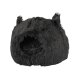 zoofari® Hunde- und Katzenbett, aus weichem Plüsch (Katzenhöhle schwarz) - B-Ware sehr gut