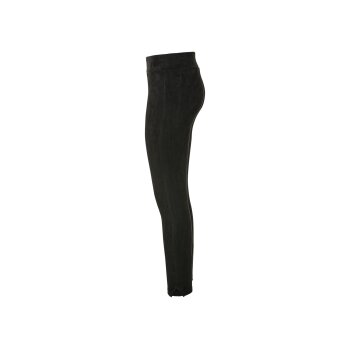 esmara® Damen Jeggings in Wildlederoptik (schwarz, 44) - B-Ware neuwertig