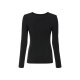 esmara® Damen Langarmshirts, 2 Stück, in Ripp-Qualität (schwarz, XS(32/34)) - B-Ware neuwertig