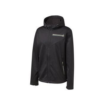 CRIVIT Herren Softshelljacke, winddicht und atmungsaktiv (schwarz, M(48/50)) - B-Ware neuwertig